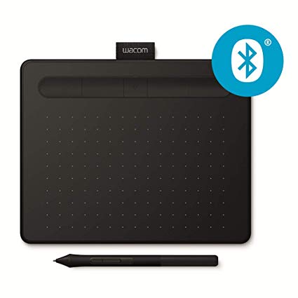  Drawing Tablet: Intuos Small, Wired/Bluetooth, Black Colour  